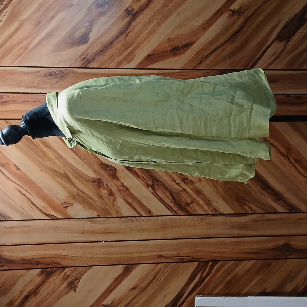 J. Jill Love 100% Linen Button-down Long Sleeve Shirt Women's Size L Petite - Picture 4 of 12